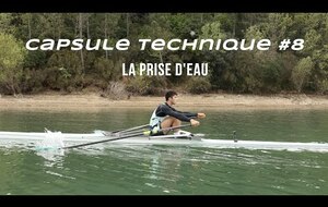 La prise d'eau / Les gestes clés de l'aviron #8