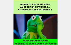 Entraînement pour tous - Dimanche 27 Septembre - 9h30